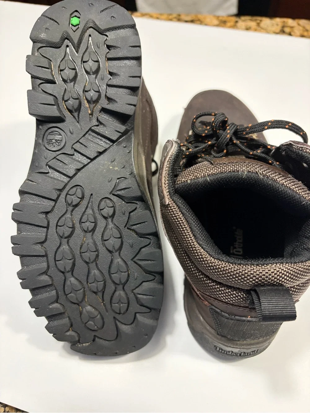 Timberland big boy Dark Brown Leather Hiking Boots